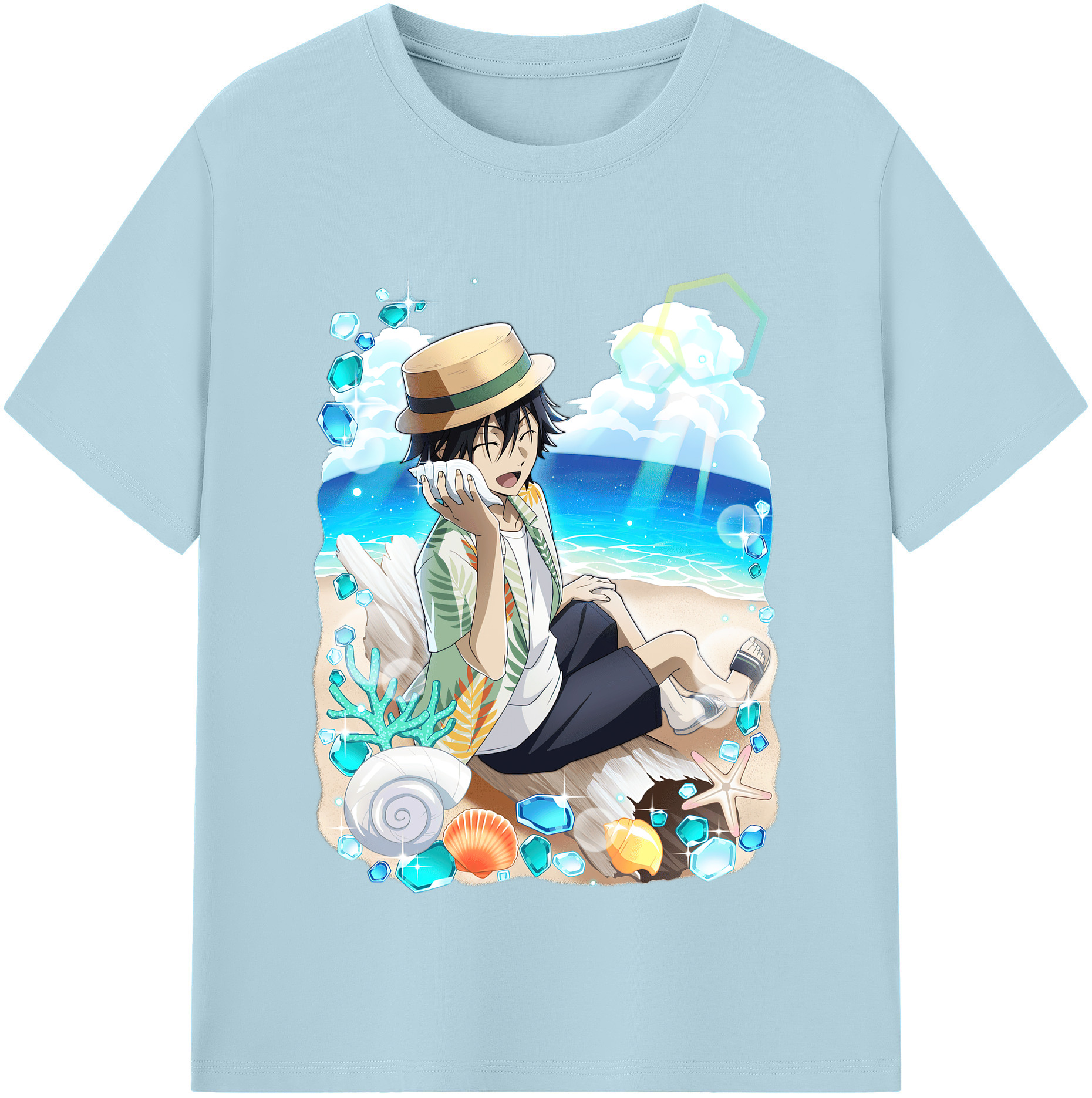 （画像用） 文豪ストレイドッグス Bungo Stray Dogs 綿100％半袖Tシャツ（フロントプリント）